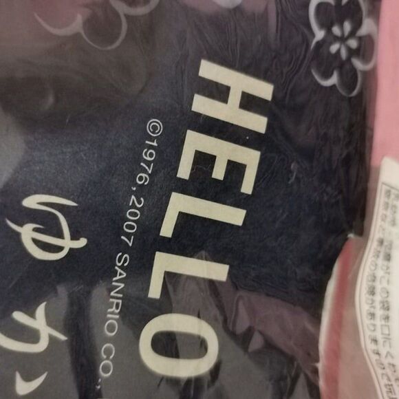 Rare Hello Kitty Rose Red Pink Kimono Yukata Geta Women Robe Japan Vintage Retro - Picture 8 of 15